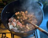 Foto del paso 1 de la receta: Arroz Mediterráneo (de tierra y mar)