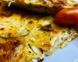 Foto del paso 10 de la receta: TORTA SALADA DE CEBOLLAS Y QUESOS 🧅🧀🥚🍶🧅🧀🥚🍶
