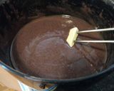 Foto langkah ke 4 dari resep Cake Tepung Ketan Hitam.