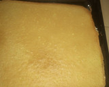 A picture of step 5 of Nutella log cake.