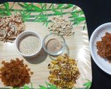 A picture of step 3 of Dry Fruits Burfi.