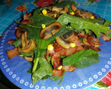 Foto del paso 5 de la receta: Ensalada de espinacas con tocino