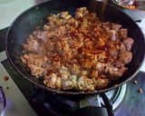 A picture of step 9 of Veg chicken shawarma.
