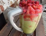 عکس مرحله 1 از دستور اسموتی هندوانه و.طالبی و گیلاس