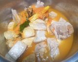 Foto langkah ke 3 dari resep Lontong Kuah Ayam Santan.