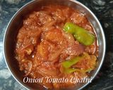 A picture of step 4 of Timatar Piyaz ki Chutney.