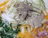 A picture of step 4 of Korean Sandwich 🥪🥪.
