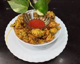 A picture of step 5 of Spicy Methi Pakore.