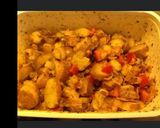 Une image de l'étape 5 de Salade de pommes de terre oignons tomates seiches à l huile de homard et vinaigre de cidre.