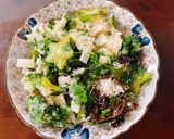 Hình bước làm 3 của món Gỏi nấm tuyết