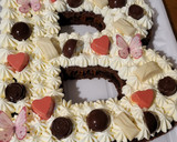 Foto del paso 11 de la receta: Letter cake, torta letra "Brownie" sin gluten