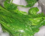 A picture of step 1 of Green Pav Bhaji.