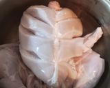 A picture of step 2 of Chicken Chargha.