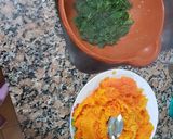 Foto del paso 1 de la receta: Tarta bicolor de zapallo y espinaca