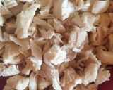 A picture of step 1 of Chicken momo soup.