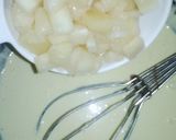 A picture of step 3 of Pineapple Cheesecake jello.