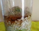 Φωτογραφία βήματος 1 της συνταγής Smoothie με ανανά, ακτινίδιο, πορτοκάλι, βρώμη και μέλι