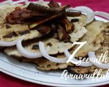 A picture of step 5 of Masala Jowari Ki Rotiyan/Sorghum Flour Rotis.
