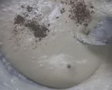 A picture of step 4 of Farfalle Pasta in white Sauce.
