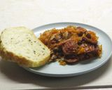 Gombás savanyú káposzta magyarosan recept fázis 3 fotója