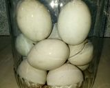 Foto langkah ke 4 dari resep Telur Asin Bawang Putih Home Made #Dandelion.