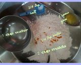 A picture of step 1 of Puranpoli and Puran Karanji.