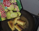Foto langkah ke 4 dari resep Pisang Bakar Manis Cokelat Teflon.