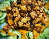 Foto del paso 19 de la receta: Cena asiática: Pan bao casero con carne desmechada & Ensalada con tofu caramelizado