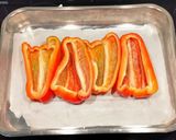 A picture of step 5 of Oven-Baked Stuffed Peppers with Textured Soy.