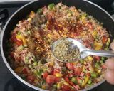A picture of step 7 of Mexican Rice.