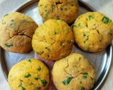 পালং থেপলা (Palak thepla recipe in Bengali) রেসিপি ধাপ - 3 ছবি