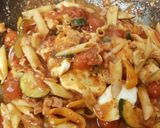 A picture of step 6 of My Italian Chicken, Bacon Penne pasta Dish. 😘.