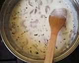 Foto del paso 1 de la receta: Tallarines con crema y champiñones