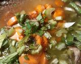 A picture of step 4 of Matzo Ball Soup.