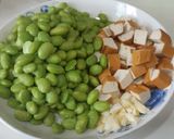 毛豆仁炒豆干丁的食譜步驟1照片
