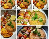 A picture of step 1 of Shish kebab.