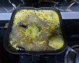 A picture of step 3 of Lemon garlic Grilled fish pamphlets with pineapple sauce.