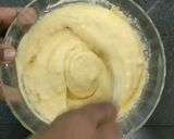 A picture of step 2 of Pizza dhokla.