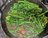 A picture of step 9 of Oyster Sauce Greens.