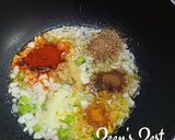 A picture of step 3 of Dahi Bhindi/Okra in Yogurt.