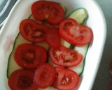 Foto del paso 1 de la receta: Calabacín, bacon, tomate y queso