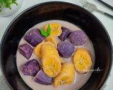 Foto langkah ke 3 dari resep Kolak Ubi Ungu Pisang Raja.