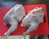 A picture of step 2 of Moroccan Roasted Guinea Fowl.