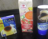 Foto del paso 1 de la receta: Flanes de gazpacho con leche condensada