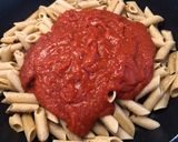 Foto del paso 4 de la receta Macarrones integrales boloñesa con champis