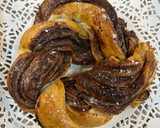 Foto del paso 8 de la receta: Trenza de hojaldre, Nutella/Nocilla y almendras en Airfryer Cosori
