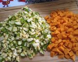Foto del paso 2 de la receta: Tarta de Zapallitos, Calabaza y Pollo