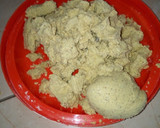 A picture of step 5 of Raw Pap made from scratch.