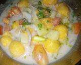 A picture of step 4 of Alu Phulki Chat.