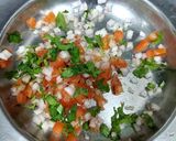 A picture of step 1 of Monaco Biscuit chaat.